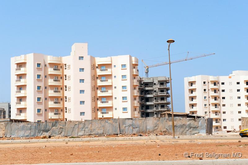 20090528_151047 D3 P1 P1.jpg - Newly constructed apartment units, Dakar.   There appeared to be some construction slowdown like elsewhere in the world
